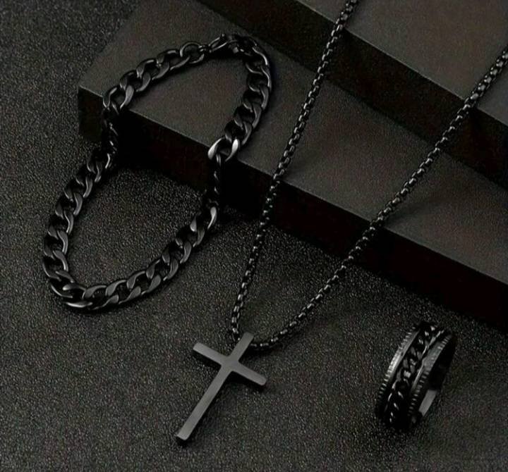 Conjunto de cadena+pulsera+anillo