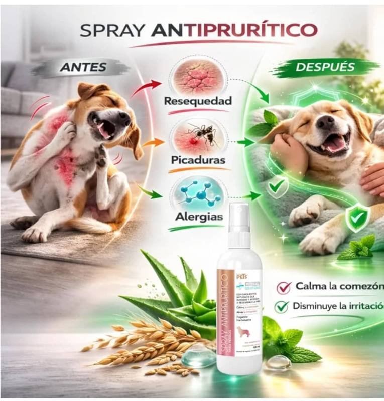 Spray antipruritíco