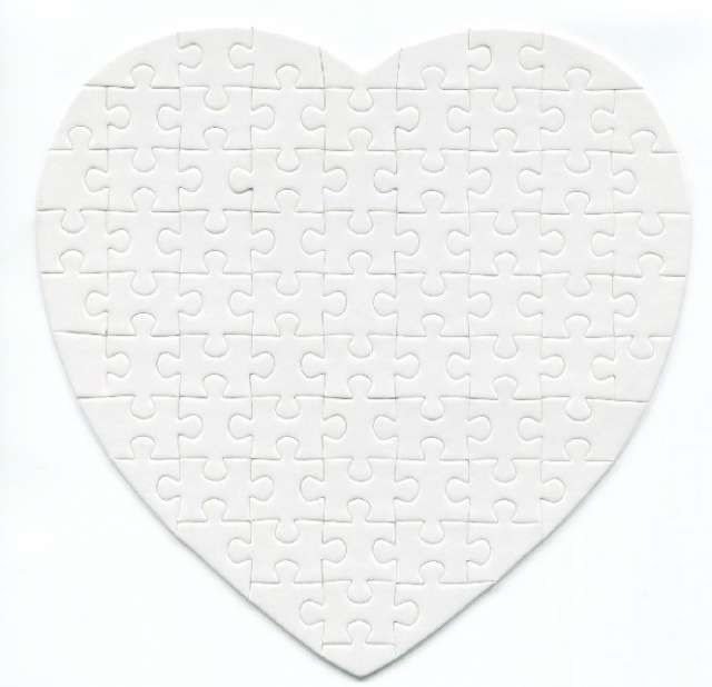 Rompecabezas de Corazón Sublimable