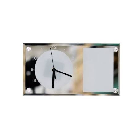 Reloj de Cristal Sublimable