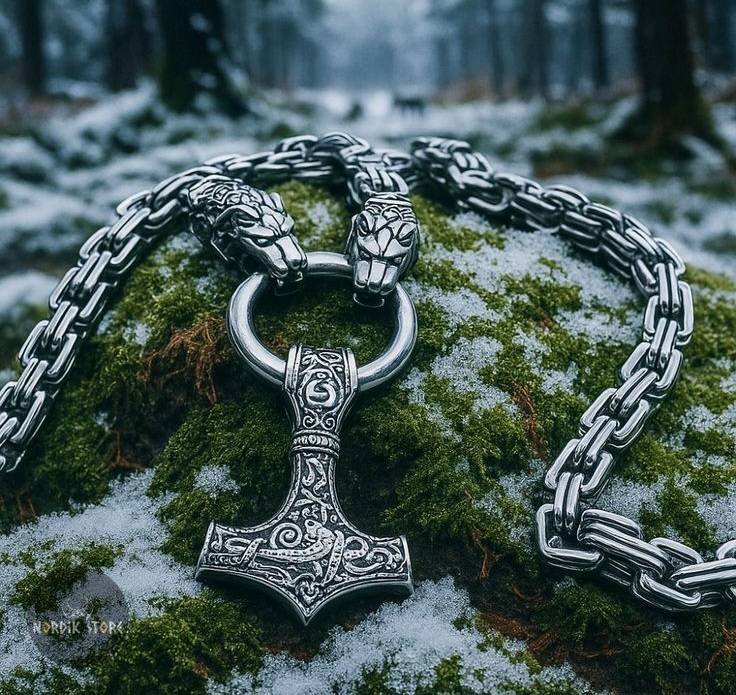 Cadena con dije de Mjölnir