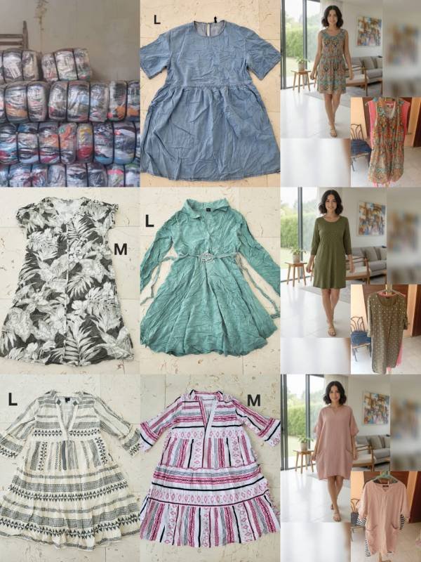Pacas de Vestidos Nylon transparente