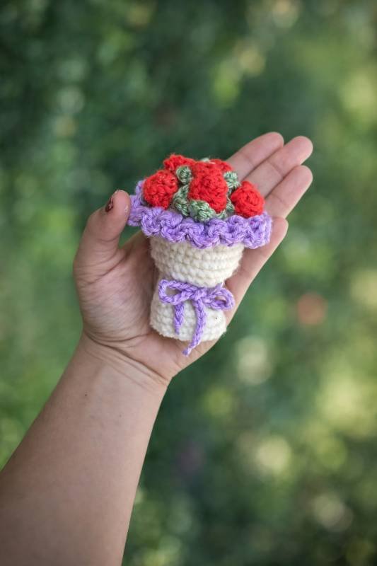 Mini Bouquet Rojo