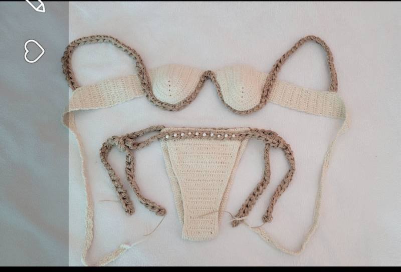 Bikini trenza del mar